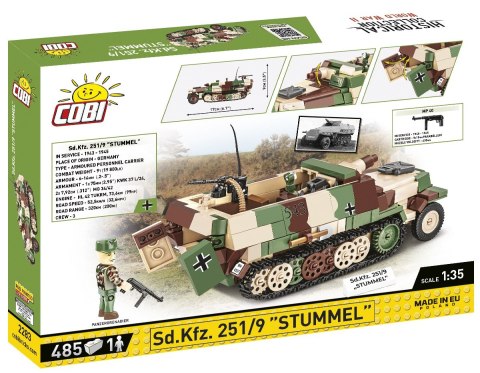 Klocki Sd.Kfz. 251/9 Stummel Cobi Klocki