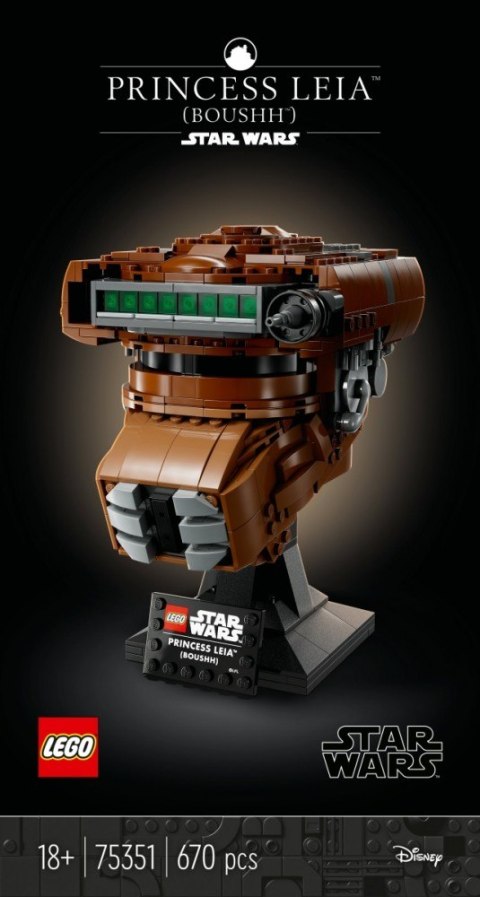 Klocki Star Wars 75351 Hełm księżniczki Lei LEGO