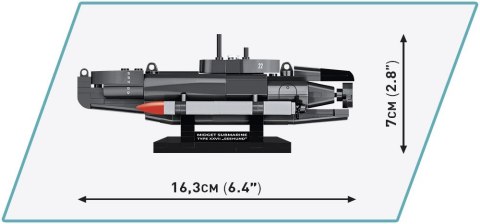 Klocki U-Boat XXVII Seehund Cobi Klocki