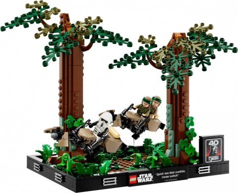 Star Wars 75353 Diorama: Pościg na ścigaczu przez Endor LEGO