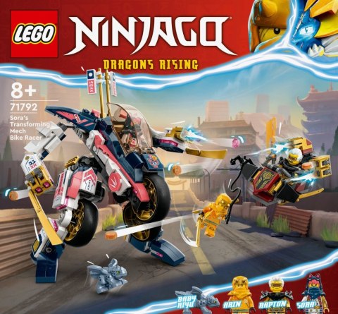 Klocki Ninjago 71792 Mech Sory zmieniający się w motocykl wyścigowy LEGO