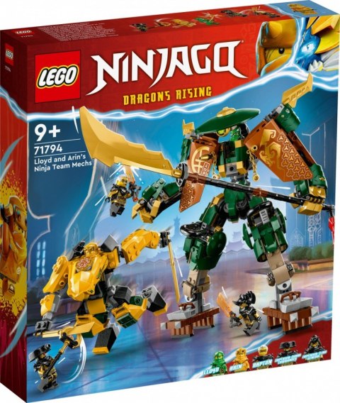 Klocki Ninjago 71794 Drużyna mechów ninja Lloyda i Arina LEGO