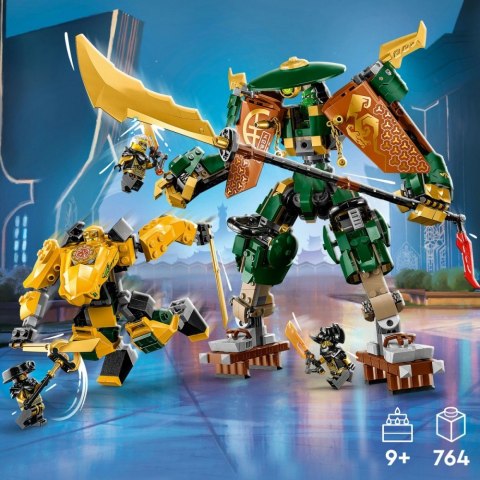 Klocki Ninjago 71794 Drużyna mechów ninja Lloyda i Arina LEGO