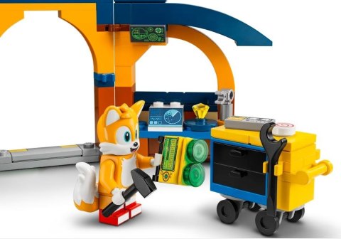 Klocki Sonic 76991 Tails z warsztatem i samolot Tornado LEGO