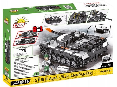 Klocki StuG III Ausf.F/8 & Flammpanzer Cobi Klocki