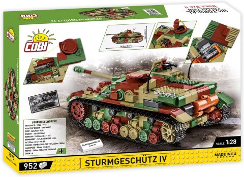 Klocki Sturmgeschutz IV Sd.Kfz. 167 Cobi Klocki