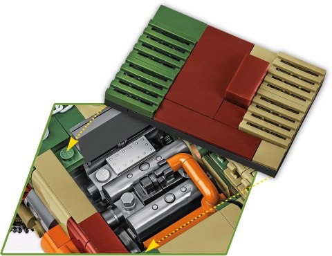 Klocki Sturmgeschutz IV Sd.Kfz. 167 Cobi Klocki