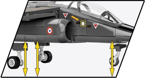 Klocki Armed Forces Alpha Jet 364 klocków Cobi Klocki