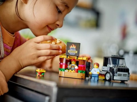 Klocki City 60404 Ciężarowka z burgerami LEGO