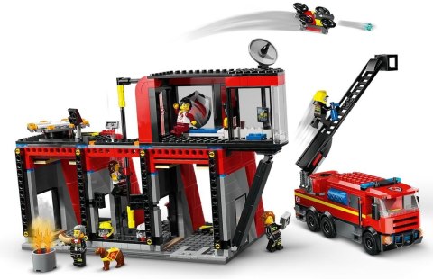 Klocki City 60414 Remiza strażacka z wozem strażackim LEGO