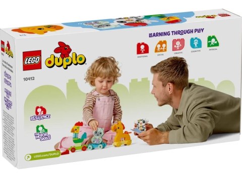 Klocki DUPLO 10412 Pociąg ze zwierzątkami LEGO