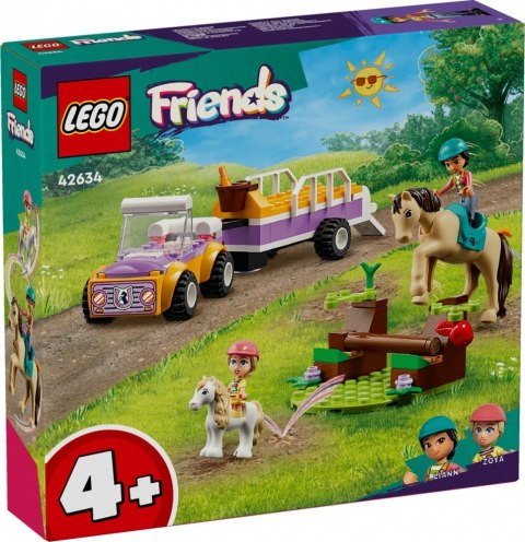 Klocki Friends 42634 Przyczepka dla konia i kucyka LEGO