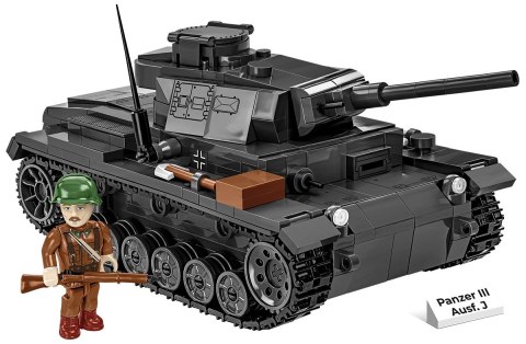 Klocki Historical Collection WWII Panzer III Ausf. J 590 klocków Cobi Klocki