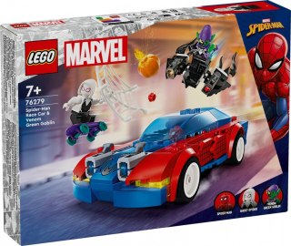 Klocki Super Heroes 76279 Wyścigówka Spider-Mana i Zielony Goblin LEGO