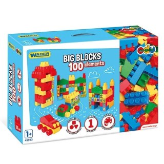 Klocki Big Blocks 100 elementów Wader