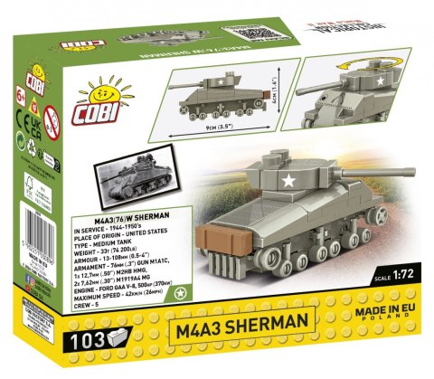 Klocki Historical Collection M4A3 Sherman Cobi Klocki