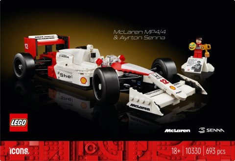 Klocki Icons 10330 McLaren MP4/4 i Ayrton Senna LEGO