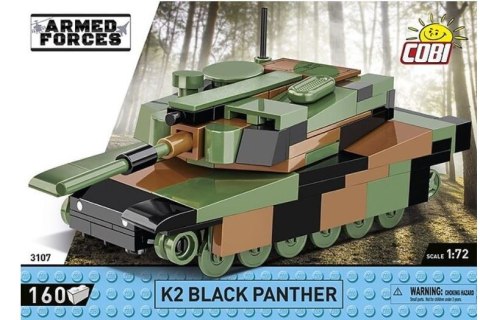 Klocki K2 BLACK PANTHER 160 elementów Cobi Klocki