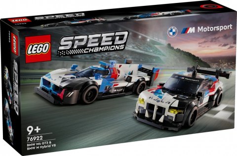Klocki Speed Champions 76922 Samochody wyścigowe BMW M4 GT3 & BMW M Hybrid V8 LEGO Klocki Speed Champions 76922 Samochody wyścigowe BMW M4 GT3 & BMW M Hybrid V8 LEGO