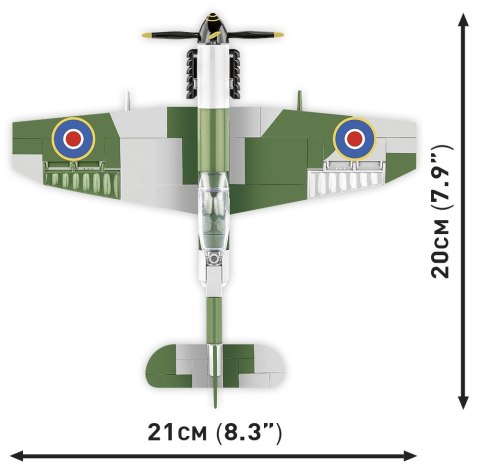 Klocki Spitfire Mk. XVI Bubbletop Cobi Klocki