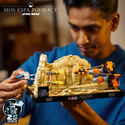 Klocki Star Wars 75380 Diorama: Wyścig ścigaczy w Mos Espa LEGO