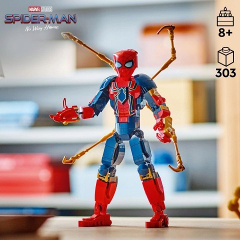 Klocki Super Heroes 76298 Figurka Iron Spider-Mana LEGO