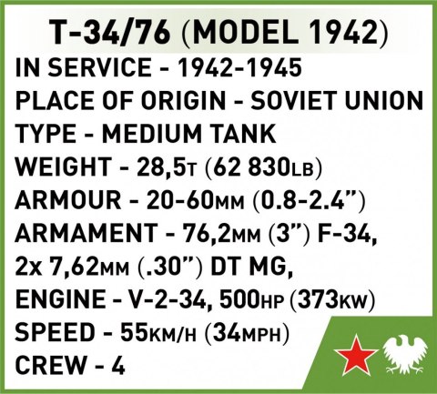 Klocki T-34/76 Cobi Klocki