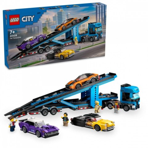 Klocki City 60408 Laweta z samochodami sportowymi LEGO