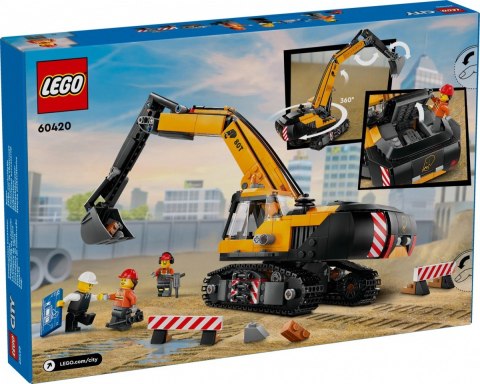 Klocki City 60420 Żółta koparka LEGO