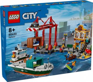 Klocki City 60422 Nadmorski port ze statkiem towarowym LEGO