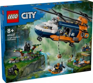 Klocki City 60437 Helikopter badaczy dżungli w bazie LEGO