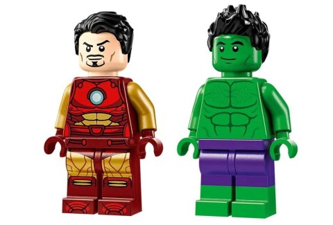 Klocki Marvel Super Heroes 76287 Iron Man z motocyklem i Hulk LEGO