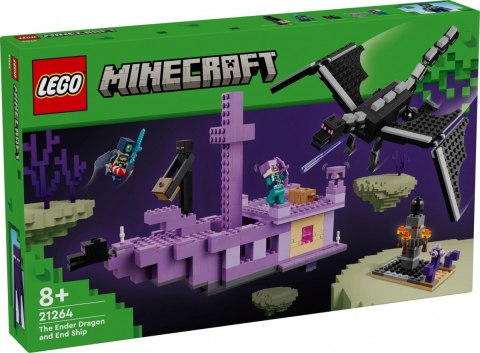 Klocki Minecraft 21264 Smok Kresu i statek Kresu LEGO