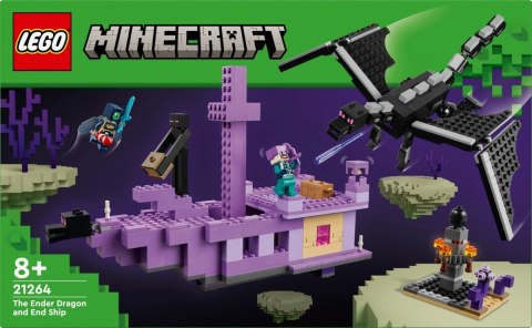 Klocki Minecraft 21264 Smok Kresu i statek Kresu LEGO