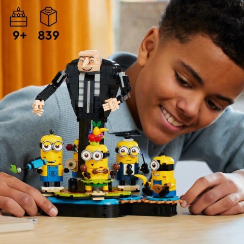 Klocki Minions 75582 Gru i minionki z klocków LEGO