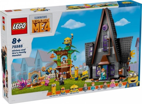 Klocki Minions 75583 Rodzinna rezydencja Gru i minionków LEGO