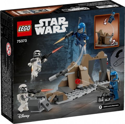 Klocki Star Wars 75373 Zasadzka na Mandalorze - zestaw bitewny LEGO