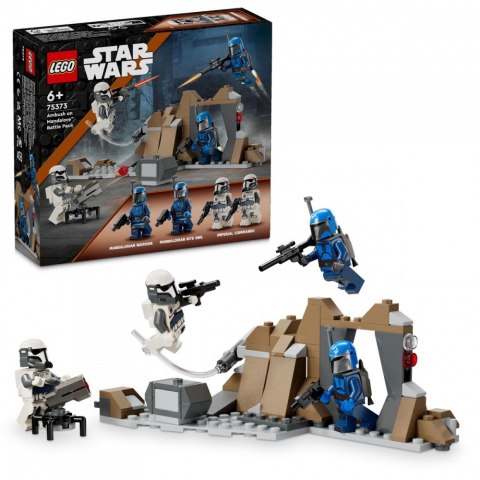 Klocki Star Wars 75373 Zasadzka na Mandalorze - zestaw bitewny LEGO