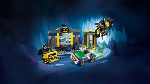 Klocki Super Heroes 76272 Jaskinia Batmana z Batmanem, Batgirl i Jokerem LEGO