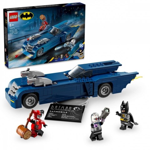 Klocki Super Heroes 76274 Batman z batmobilem kontra Harley Quinn i Mr. Freeze LEGO