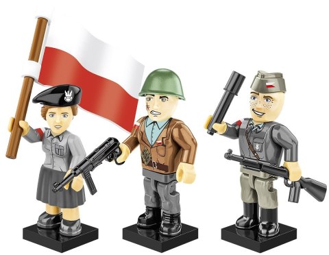 Figurki Powstańców warszawskich 1944 zestaw Cobi Klocki