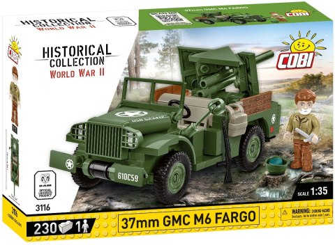 Klocki 37 mm GMC M6 Fargo Cobi Klocki