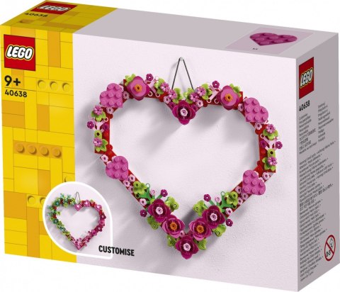 Klocki 40638 Ozdoba w kształcie serca LEGO