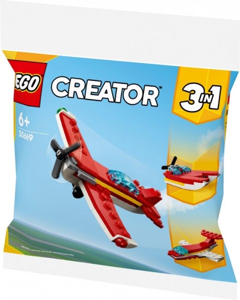 Klocki Creator 30669 Kultowy czerwony samolot LEGO