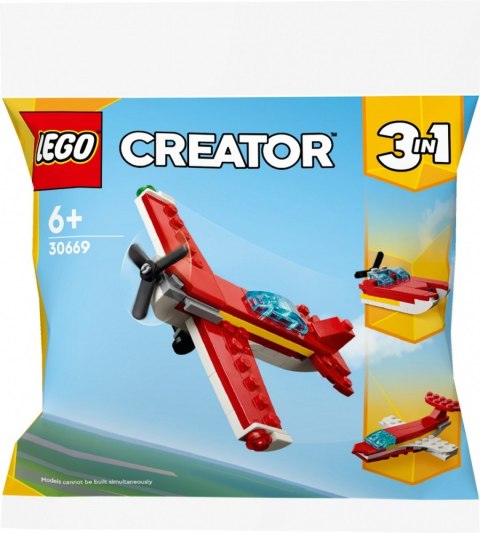 Klocki Creator 30669 Kultowy czerwony samolot LEGO