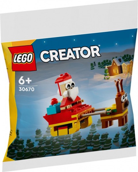 Klocki Creator 30670 Przejażdżka saniami Świętego Mikołaja LEGO