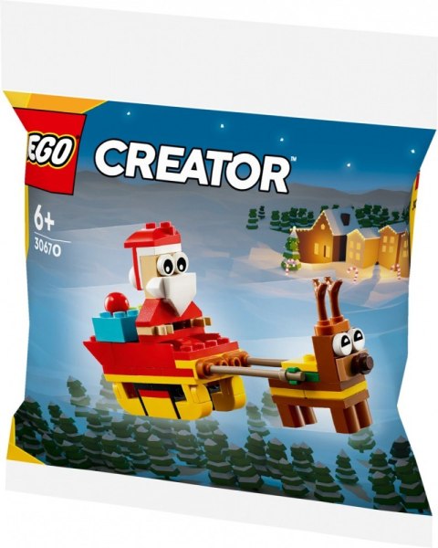 Klocki Creator 30670 Przejażdżka saniami Świętego Mikołaja LEGO