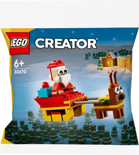 Klocki Creator 30670 Przejażdżka saniami Świętego Mikołaja LEGO