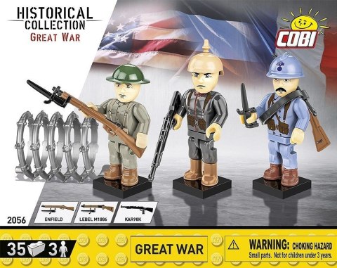 Klocki Great War 3 figurki 35 klocków Cobi Klocki