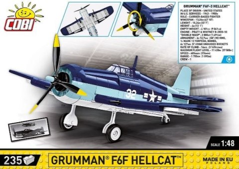 Klocki Grumman F6F Hellcat 235 klocków Cobi